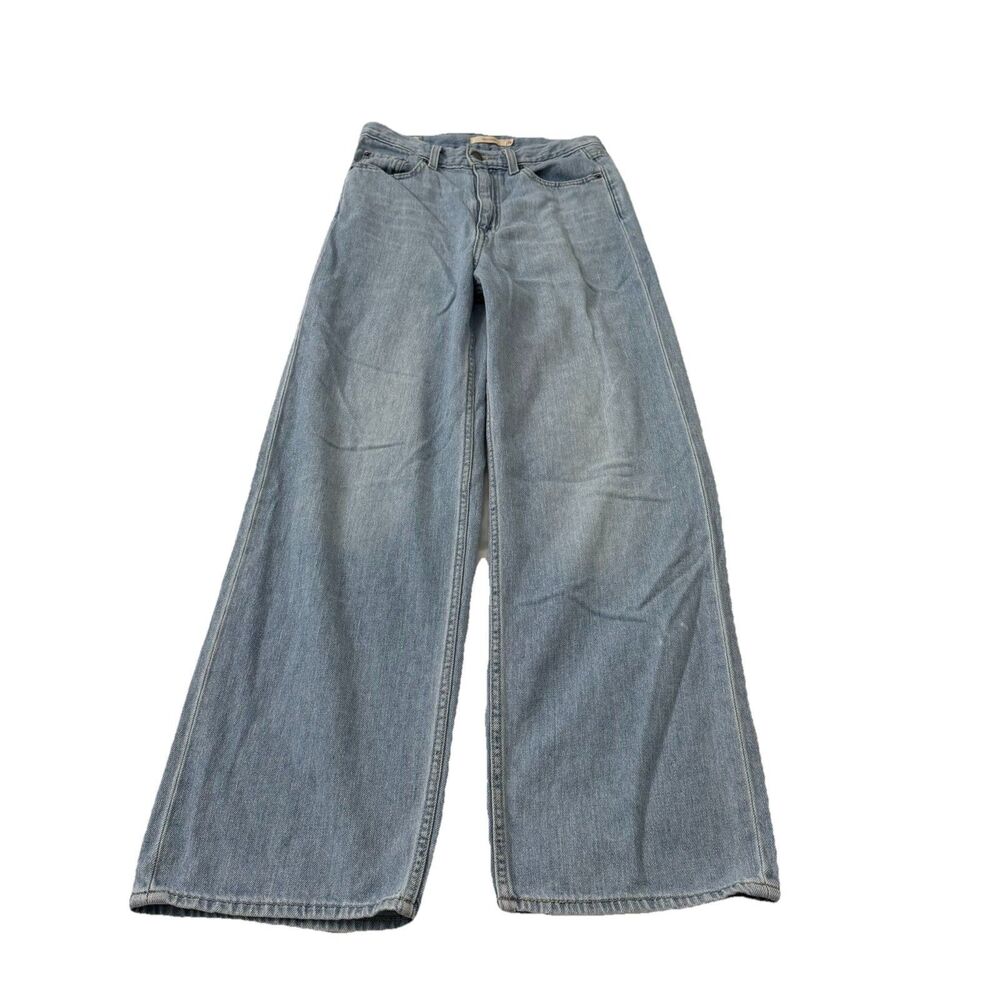 Levis Jeans Womens 26 Blue High Loose Wide Leg High Rise Y2K Relaxed Light Wash